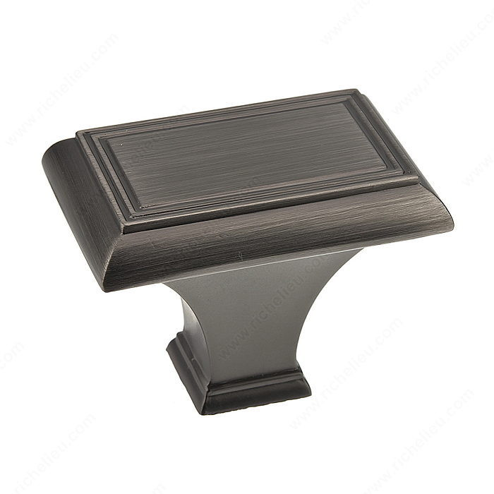 Traditional Metal Knob - 7753, Finish Antique Nickel PRO-PACK 2