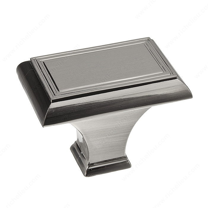 Traditional Metal Knob - 7753, Finish Brushed Nickel PRO-PACK 2