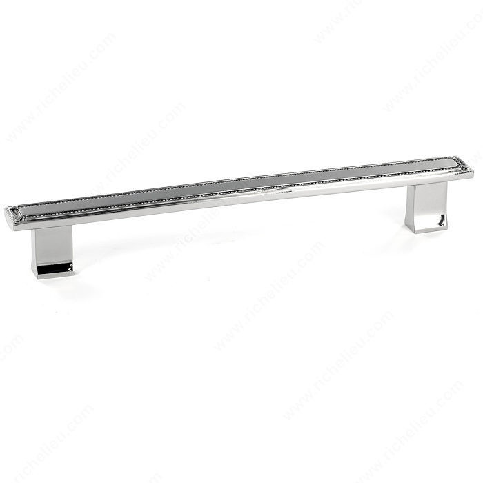 Traditional Metal Pull - 7809, Center to Center 192 mm, Finish Polished Nickel, Length - Overall Dimensions 233 mm