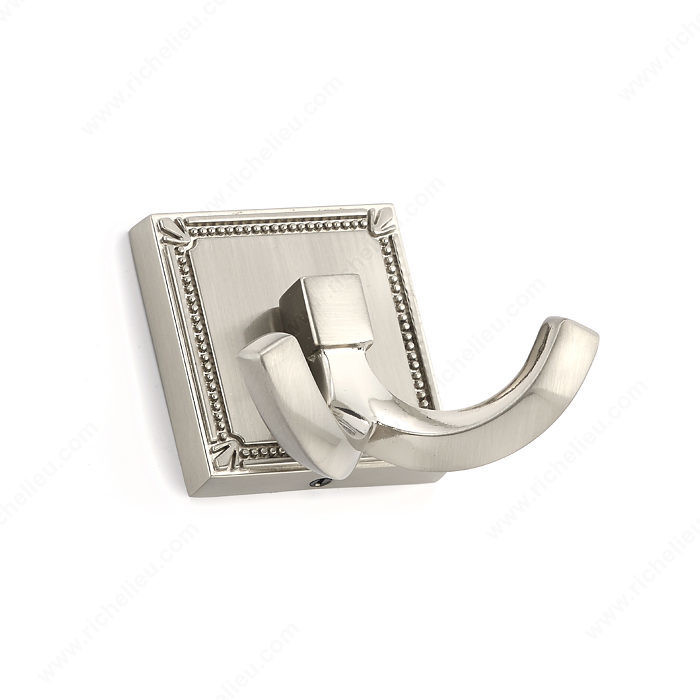 Transitional Metal Hook - 7802, Finish Brushed Nickel