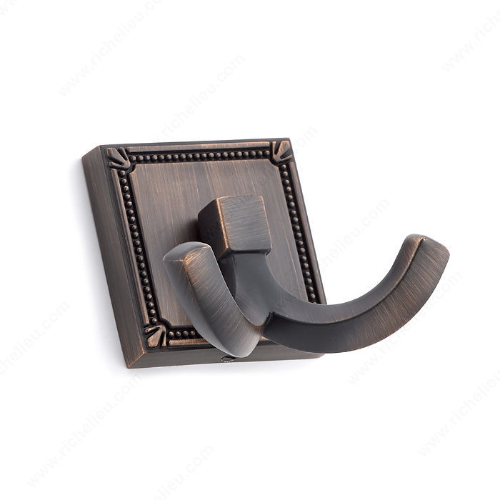 Transitional Metal Hook - 7802, Finish Brushed Oil-Rubbed Bronze