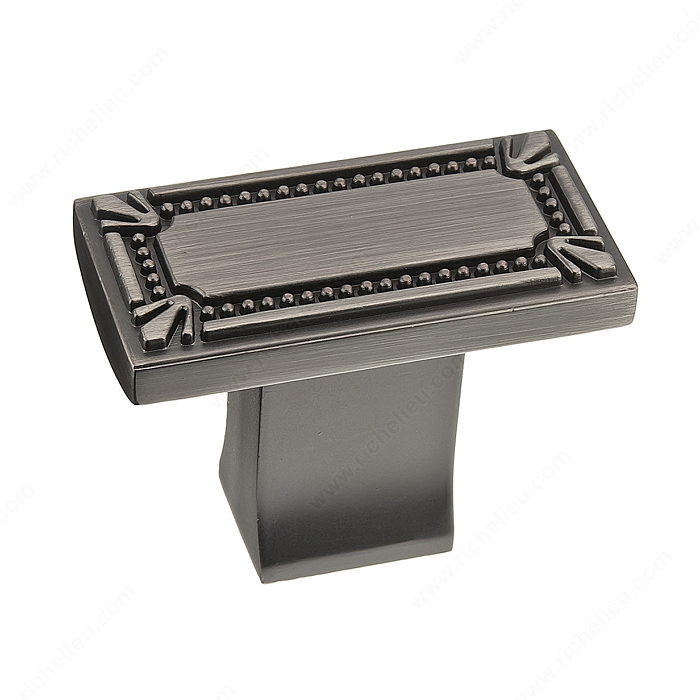 Traditional Metal Knob - 7803, Finish Antique Nickel PRO-PACK 2