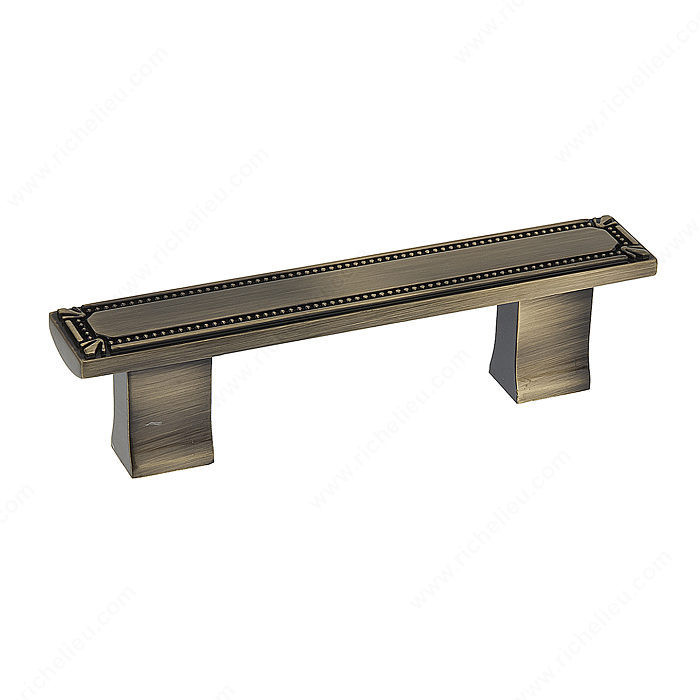 Traditional Metal Pull - 7809, Center to Center 3 in, Finish Antique English, Length - Overall Dimensions 127 mm