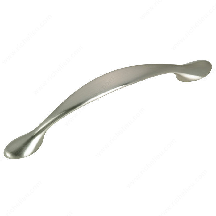 Traditional Metal Pull - 7814, Finish Brushed Nickel, Screw/Nail 8/32 (Included) PRO-PACK 3