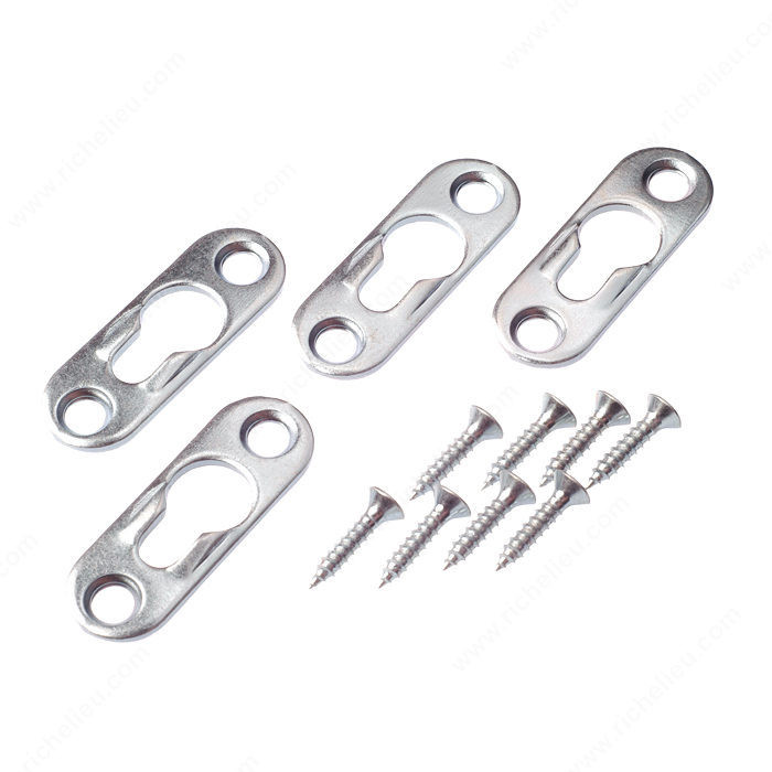 Fitting Plate Set with Screws, Single Lock,PRO-PACK 5