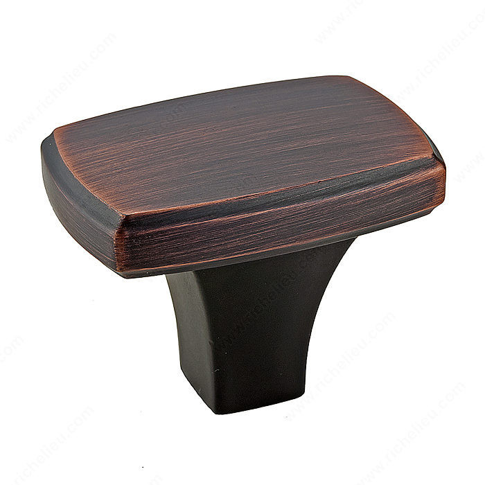 Transitional Metal Knob - 78532, Finish Brushed Oil-Rubbed Bronze PRO-PACK 2
