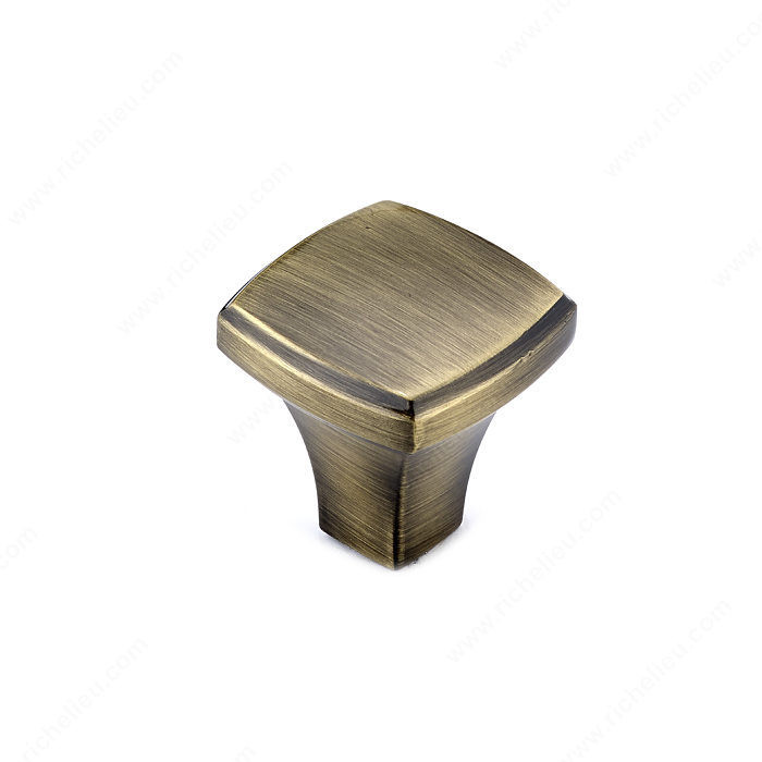 Transitional Metal Knob - 7853, Finish Antique English PRO-PACK 2