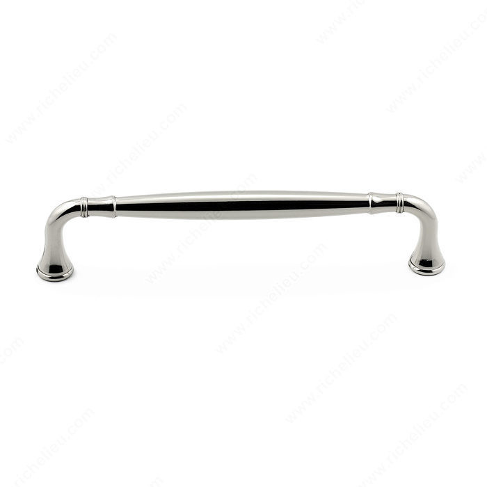 Traditional Metal Pull - 7909, Center to Center 160 mm, Finish Polished Nickel, Projection - Overall Dimensions 40 mm