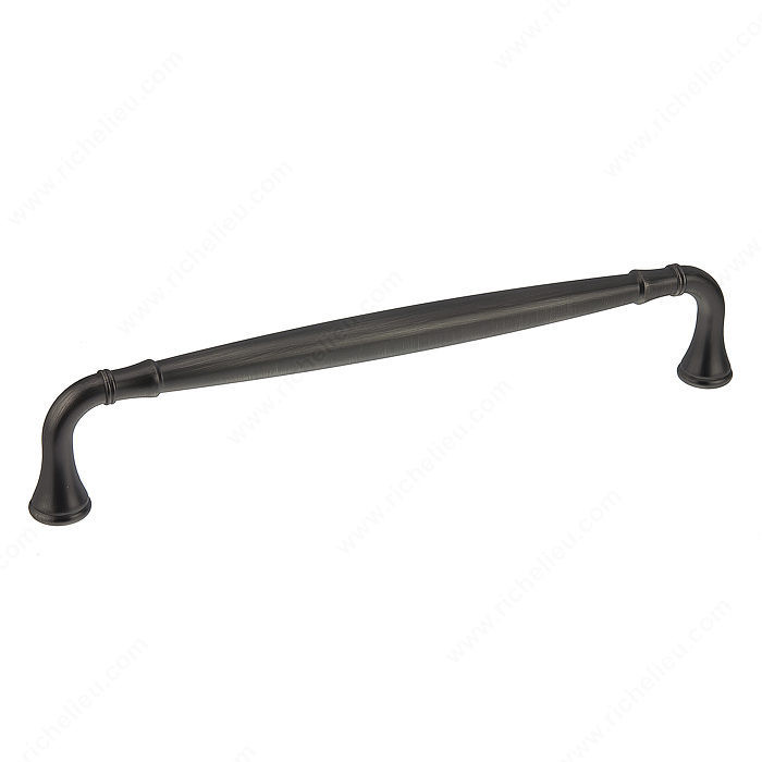 Traditional Metal Pull - 7909, Center to Center 192 mm, Finish Antique Nickel, Projection - Overall Dimensions 40 mm