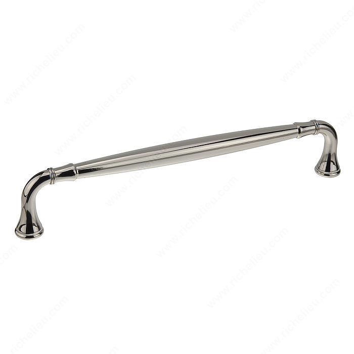 Traditional Metal Pull - 7909, Center to Center 192 mm, Finish Polished Nickel, Projection - Overall Dimensions 40 mm