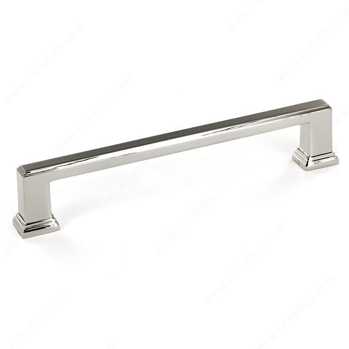 Transitional Metal Pull - 795, Center to Center 160 mm, Finish Polished Nickel, Length - Overall Dimensions 180 mm