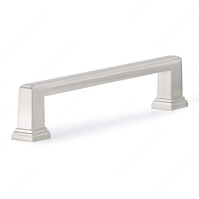 Transitional Metal Pull - 795, Center to Center 160 mm, Finish Brushed Nickel, Length - Overall Dimensions 180 mm