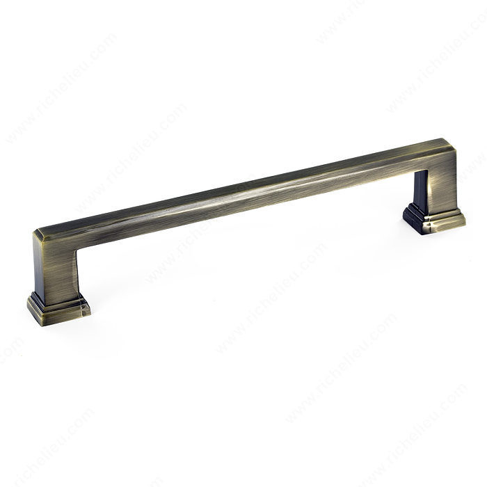 Transitional Metal Pull - 795, Center to Center 160 mm, Finish Antique English, Length - Overall Dimensions 180 mm