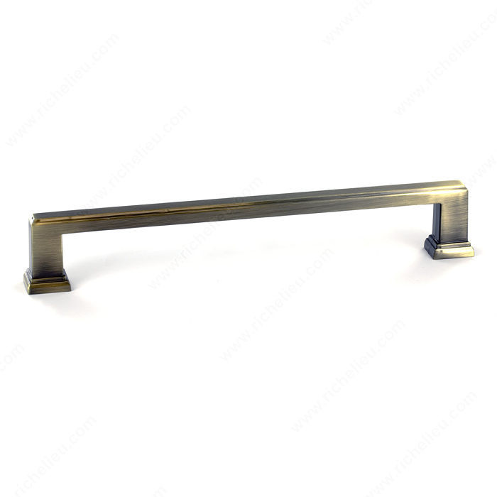 Transitional Metal Pull - 795, Center to Center 192 mm, Finish Antique English, Length - Overall Dimensions 212 mm