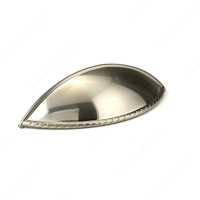 Traditional Metal Pull - 8023, Finish Brushed Nickel PRO-PACK 2
