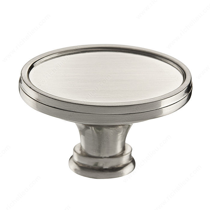 Transitional Metal Knob - 8023, Finish Brushed Nickel PRO-PACK 3