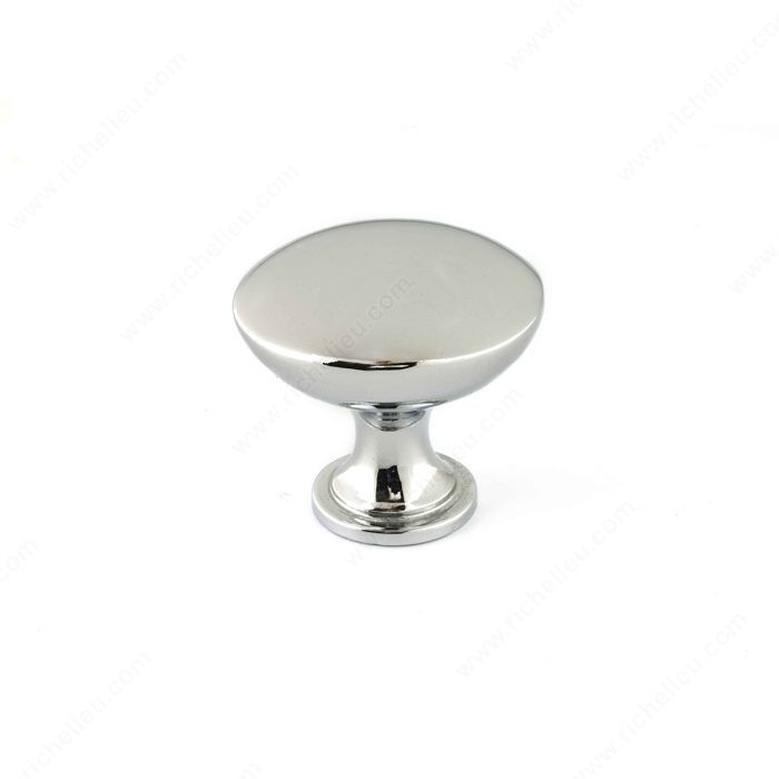Traditional Metal Knob - 8041, Finish Chrome PRO-PACK 5