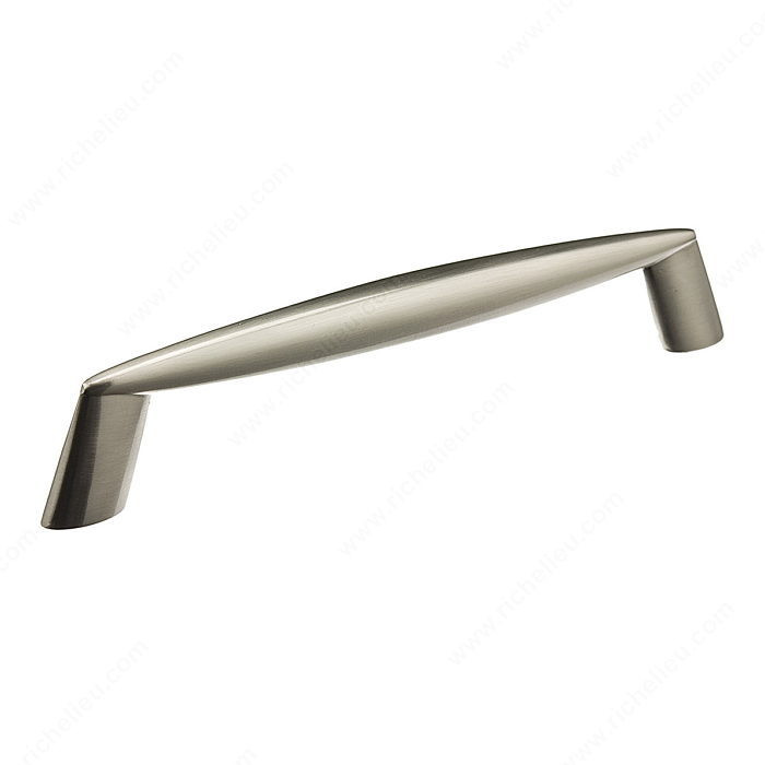 Contemporary Metal Pull - 805, Center to Center 128 mm, Finish Brushed Nickel, Projection - Overall Dimensions 30 mm PRO-PACK 2