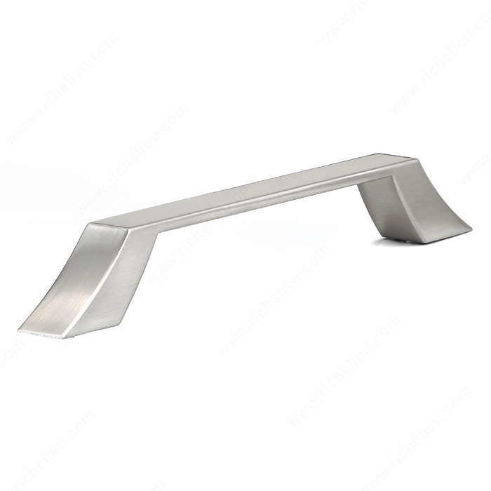 Traditional Metal Pull - 8083, Finish Brushed Nickel, Screw/Nail 8/32 (Included)