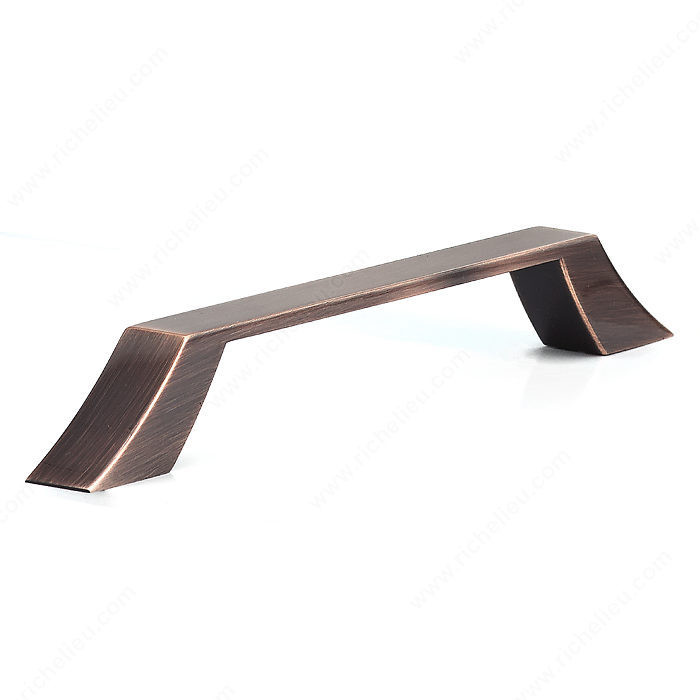 Traditional Metal Pull - 8083, Finish Brushed Oil-Rubbed Bronze, Screw/Nail 8/32 (Included)