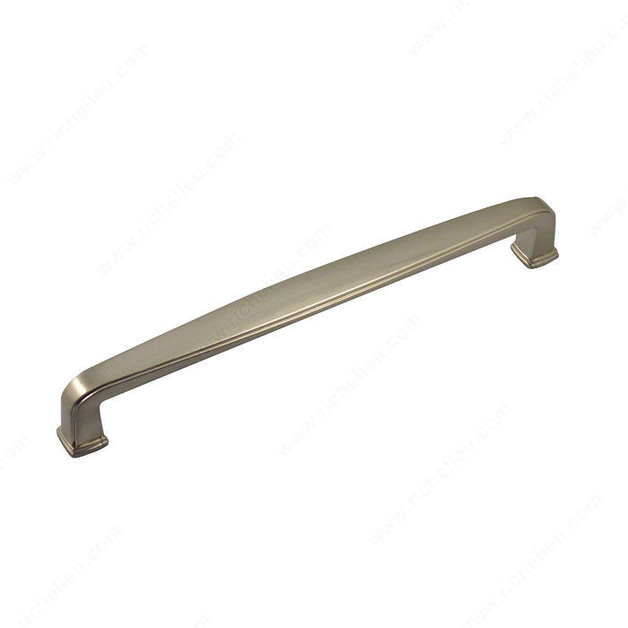 Transitional Metal Pull - 810, Center to Center 160 mm, Finish Brushed Nickel, Projection - Overall Dimensions 27 mm