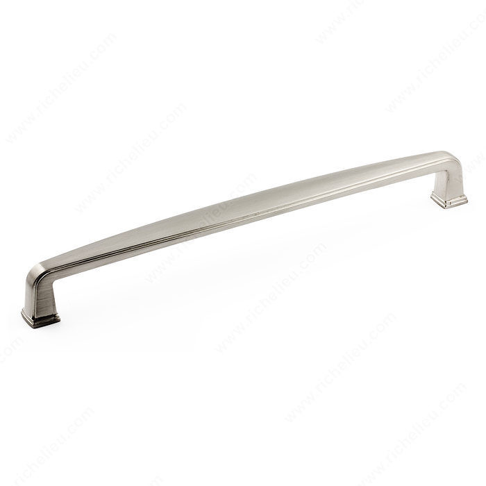 Transitional Metal Pull - 810, Center to Center 192 mm, Finish Brushed Nickel, Projection - Overall Dimensions 28 mm