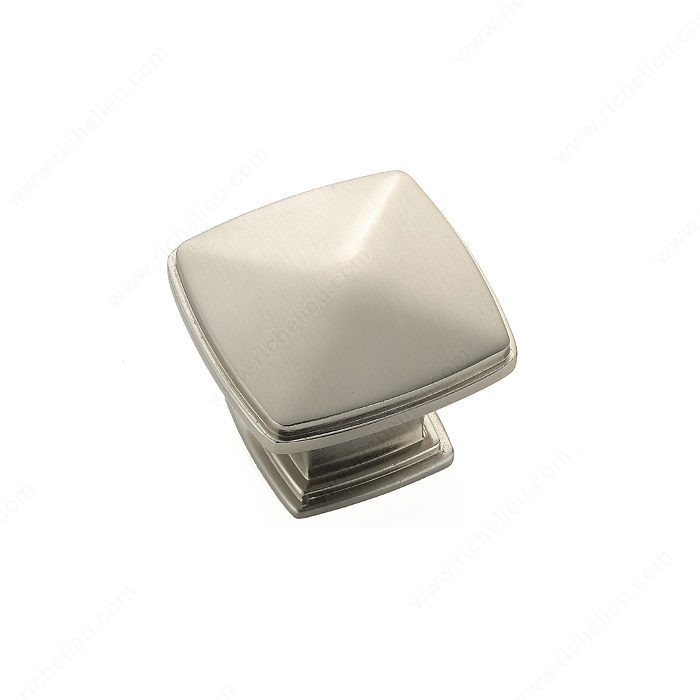 Transitional Metal Knob - 810, Finish Brushed Nickel PRO-PACK 2