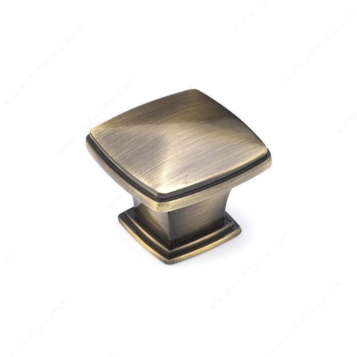Transitional Metal Knob - 810, Finish Antique English PRO-PACK 2