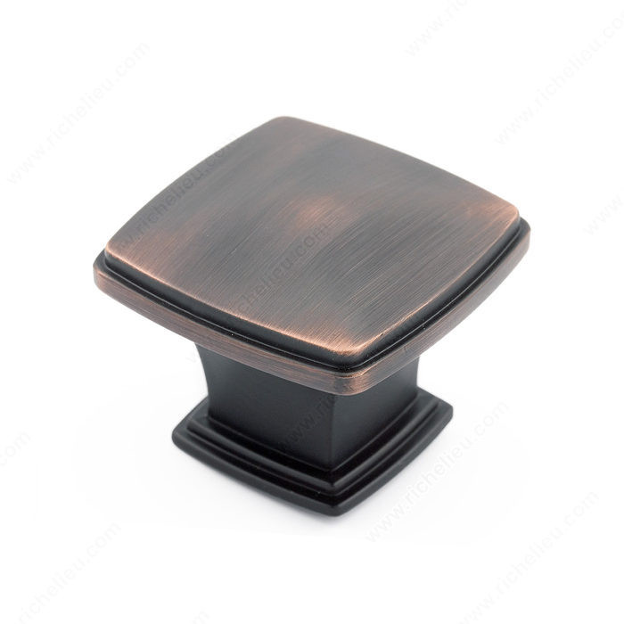 Transitional Metal Knob - 810, Finish Brushed Oil-Rubbed Bronze PRO-PACK 2