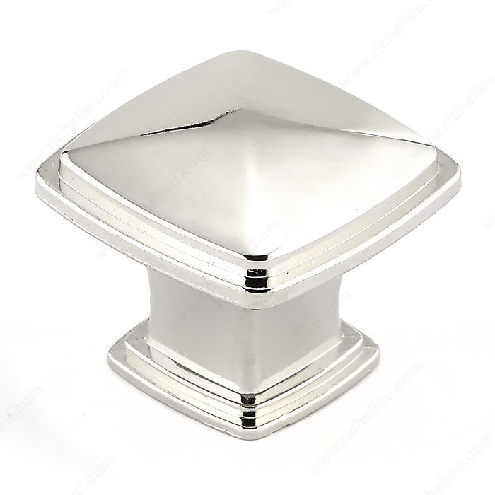 Transitional Metal Knob - 810, Finish Polished Nickel PRO-PACK 3