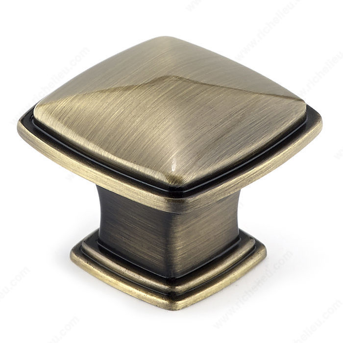 Transitional Metal Knob - 810, Finish Antique English PRO-PACK 3