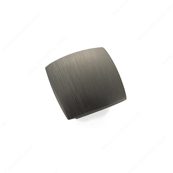 Contemporary Metal Knob - 8143, Finish Antique Nickel PRO-PACK 3