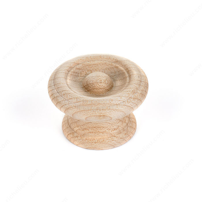 Eclectic Maple Wood Knob - 0838,PRO-PACK 3