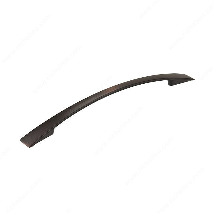 Contemporary Metal Pull - 821, Center to Center 160 mm, Finish Brushed Oil-Rubbed Bronze, Projection - Overall Dimensions 25 mm