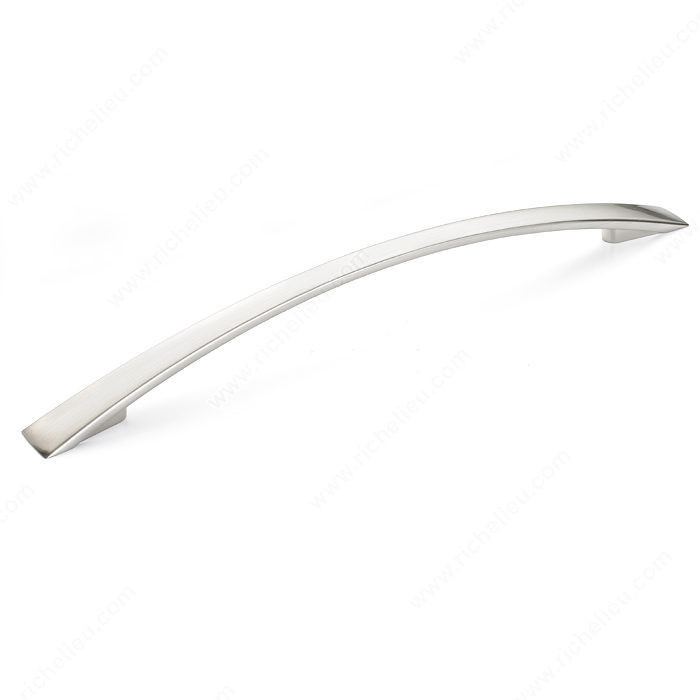 Contemporary Metal Pull - 821, Center to Center 192 mm, Finish Brushed Nickel, Projection - Overall Dimensions 25 mm