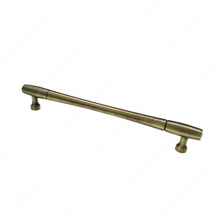 Contemporary Metal Pull - 8212, Finish Antique English, Screw/Nail M6 (Included)
