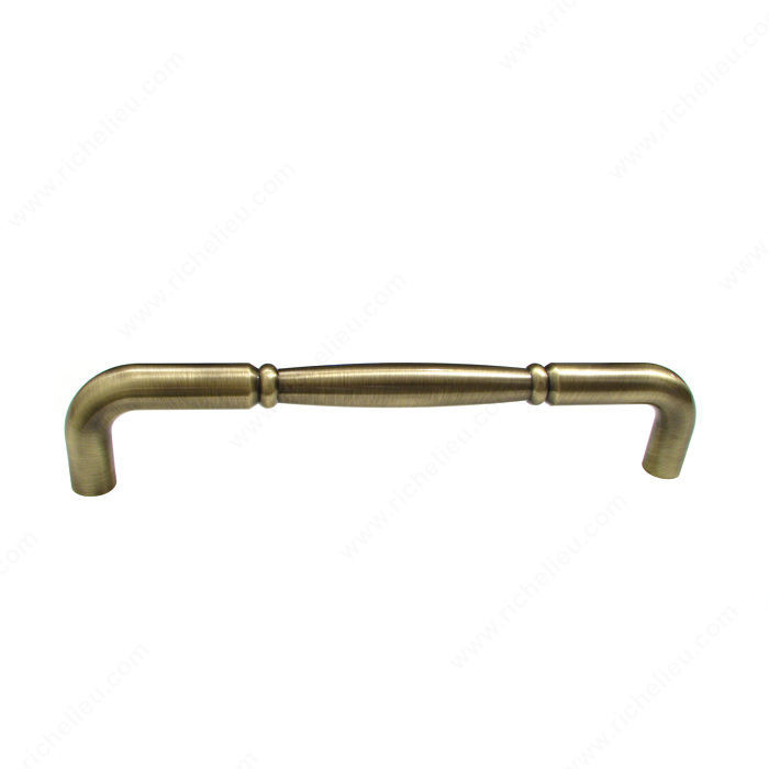 Traditional Metal Pull - 8212, Finish Antique English, Screw/Nail M6 (Included)