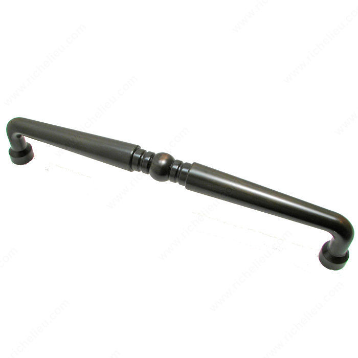 Traditional Metal Pull - 8225, Finish Brushed Oil-Rubbed Bronze, Screw/Nail M6 (Included)