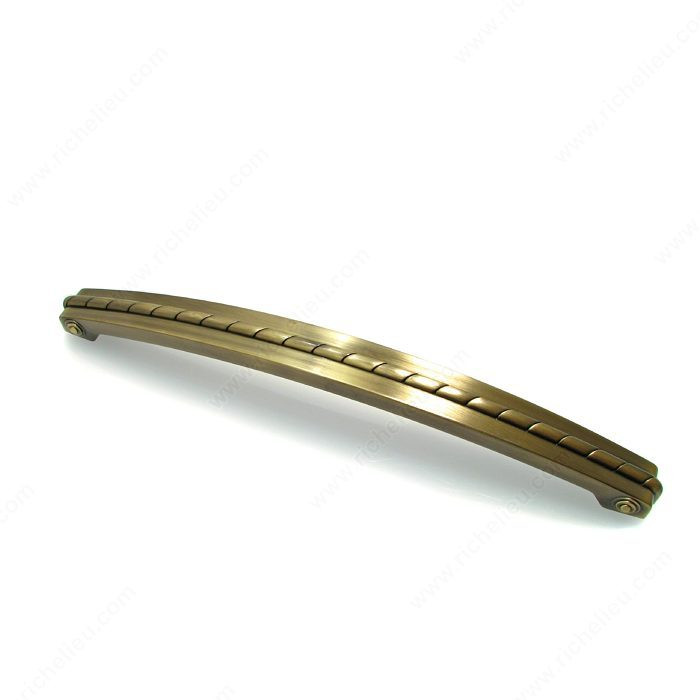 Traditional Metal Appliance Pull - 822, Finish Antique English, Screw/Nail 8/32 (Included)