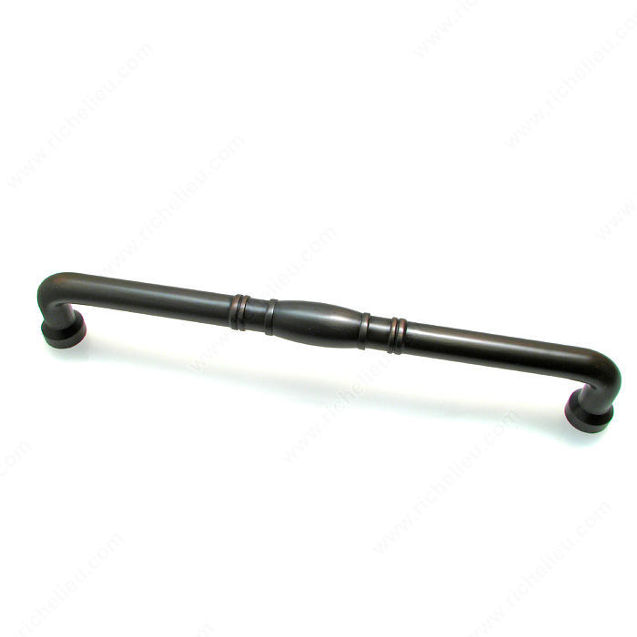 Traditional Metal Appliance Pull - 8229, Finish Brushed Oil-Rubbed Bronze, Screw/Nail M6 (Included)
