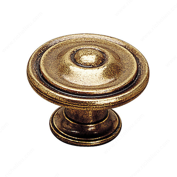 Traditional Metal Knob - 8294, Finish Opaque Bronze PRO-PACK 2