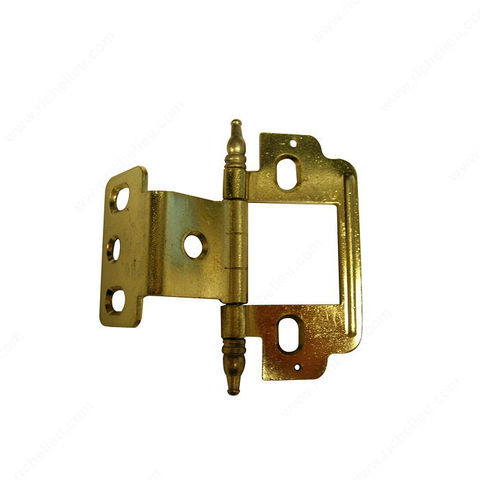 Classic Metal Wraparound Hinge - 8318, Finish Brass, Finish Number 130