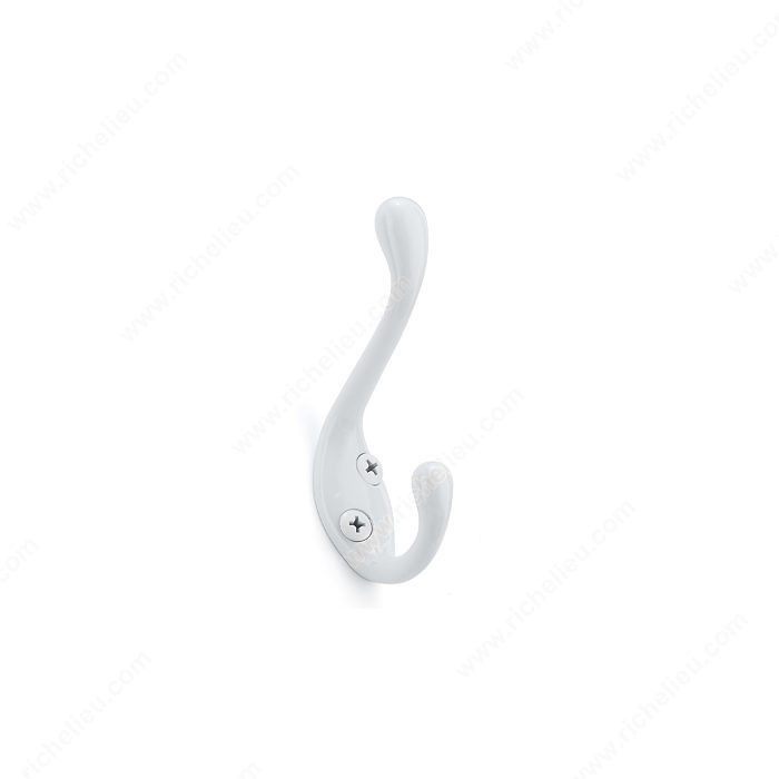 Utility Metal Hook - 834, 4- piece value pack, Finish White