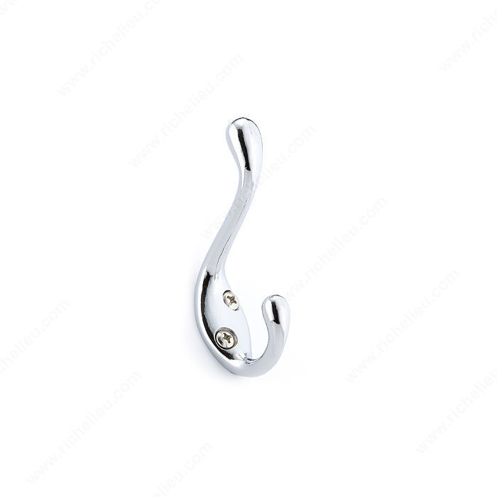 Utility Metal Hook - 834, 4- piece value pack, Finish Chrome