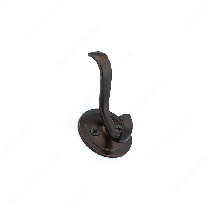 Classic Metal Hook - 840, Finish Brushed Oil-Rubbed Bronze PRO-PACK 3