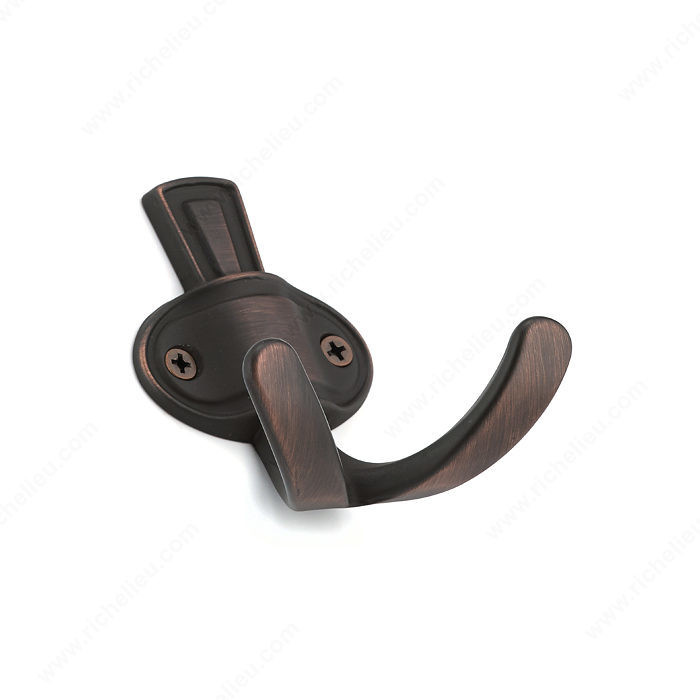 Classic Metal Hook - 8473, Finish Brushed Oil-Rubbed Bronze