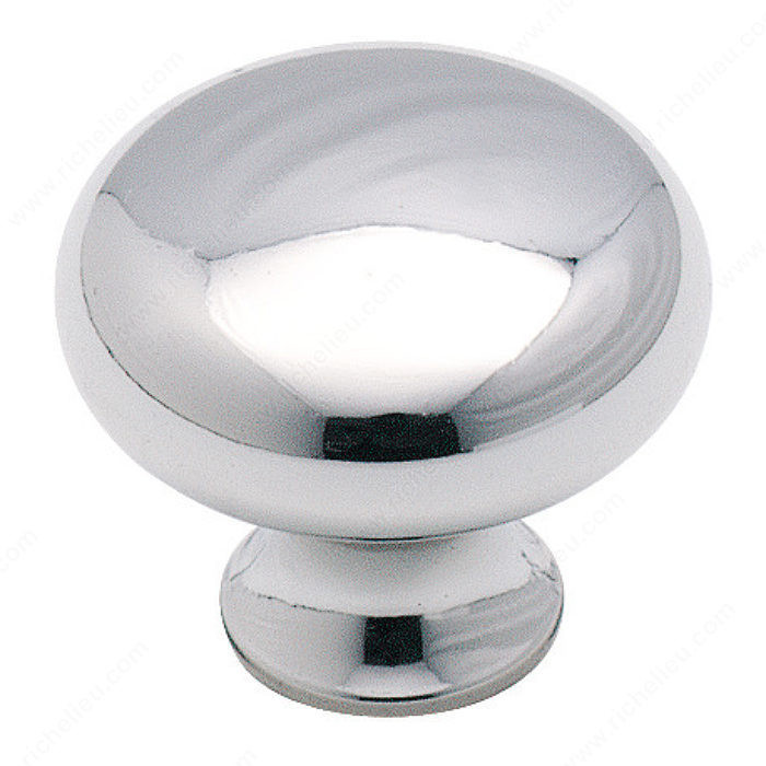 Traditional Zinc Knob - 853, Finish Polished Chrome