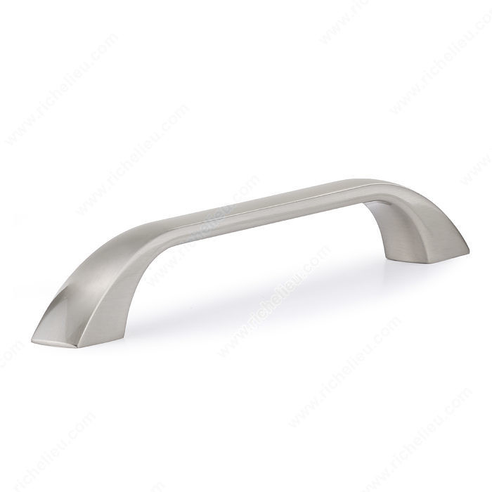 Contemporary Metal Pull - 8599, Center to Center 160 mm, Projection - Overall Dimensions 30 mm