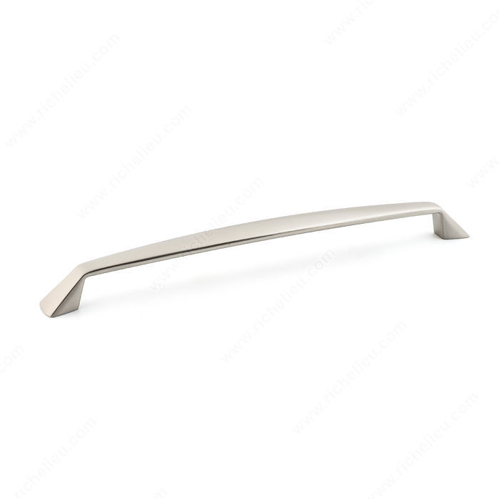Contemporary Metal Pull - 869, Center to Center 256 mm, Finish Brushed Nickel, Projection - Overall Dimensions 29 mm
