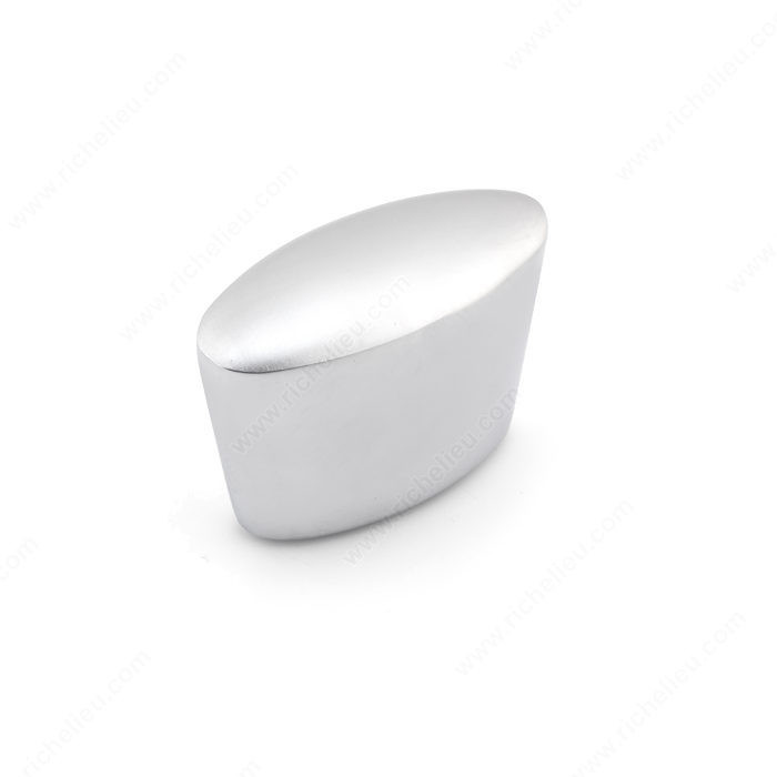 Contemporary Metal Knob - 870, Finish Matte Chrome PRO-PACK 2